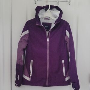 Lands' End Girl's Purple Jacket Size M 10-12